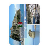 ITイタリア – Ischia - Borgo Sant'Angelo - マグネット (縦)