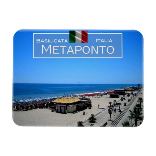 ITイタリア – Metaponto - Lido - マグネット (横)