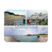 ITイタリア – Ostuni - マグネット (横)