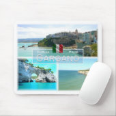 ITイタリア – Puglia - Gargano - マウスパッド (マウス)