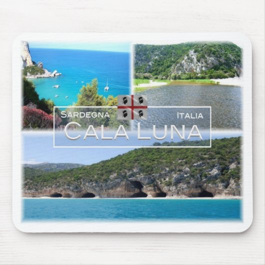ITイタリア – Sardegna - Cala Luna - マウスパッド (正面)