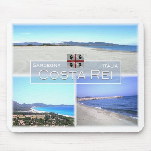 ITイタリア – Sardegna - Costa Rei - マウスパッド (正面)