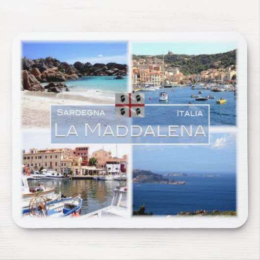 ITイタリア – Sardegna - La Maddalena - マウスパッド (正面)