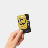 ITエレガントプロフェッショナル用金ゴールドブラックバッジ バッジ (Handheld)