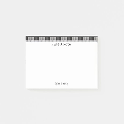 Itカスタムノートのピアノ鍵の投稿 – Itノート ポストイット (正面)