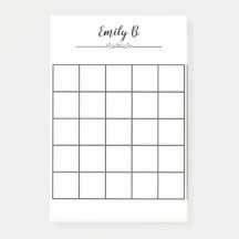 Itカスタムパーソナライズされたメモをグリッドで投稿