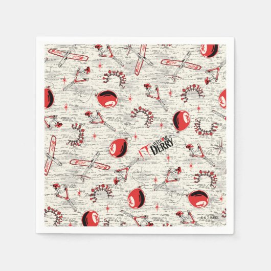 ITキッズトイパターン スタンダードカクテルナプキン (正面)