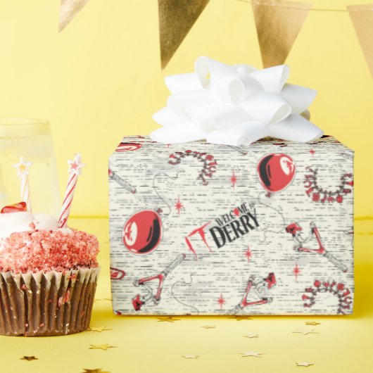 ITキッズトイパターン ラッピングペーパー (誕生日パーティー)