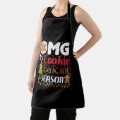 Itクッキーベーキングクリスマスシーズンおもしろい エプロン (インサイチュ)