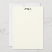 itケルト北欧おもしろい中世スクロールブライダルシャワー 招待状 (裏面)