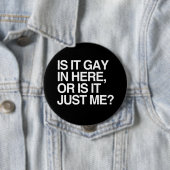 ITゲイはこちら – 白 – .png 缶バッジ (インサイチュ)