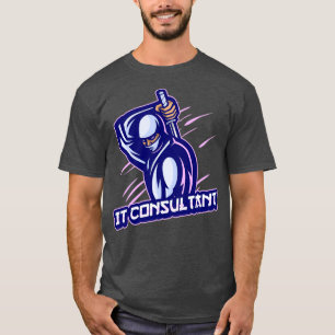 ITコンサルタントの専門家 Tシャツ
