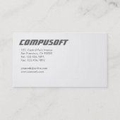 ITコンサルタント-名刺 名刺 (裏面)