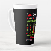 ITコンピュータ部門のギーククリスマス カフェラテマグ (左アングル)