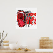 Itサイバーいじめを叫吸ぶ ポスター (キッチン)