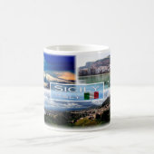 ITシチリア – エトナ火山 – セファル' - Taormina - コーヒーマグカップ (中央)