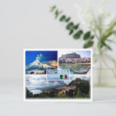 ITシチリア – エトナ – セファル' – タオルミナ –  ポストカード (スタンド正面)