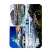 ITシチリア – Etna - Cefalu' - Taormina - マグネット (縦)