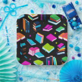 Itスクエアカラフルで予約 ペーパープレート (パーティー)