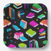 Itスクエアカラフルで予約 ペーパープレート (正面)