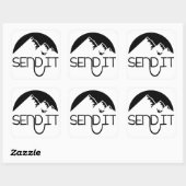 Itステッカーを送信 スクエアシール (シート)