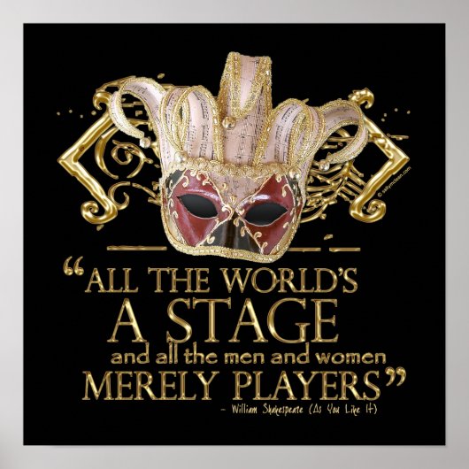 Itステージ引用文(金ゴールド版) ポスター (正面)