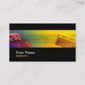 ITスペシャリスト・プログラマー・コーダ・ビジネス・カード 名刺 (正面)