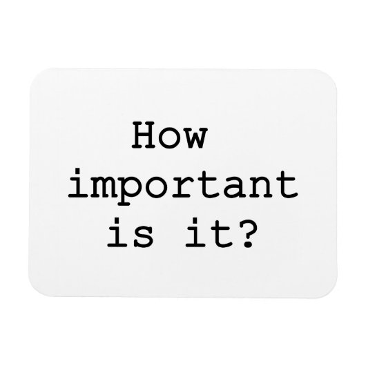 Itスローガンの重要性引用文タイポグラフィ マグネット (横)