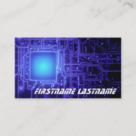 ITセキュリティに関する専門家の回路基板メインボードCPU 名刺