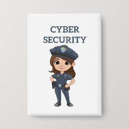 ITセキュリティ：デジタルディフェンダー 缶バッジ