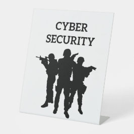 ITセキュリティ：デジタル防衛隊 台座サイン