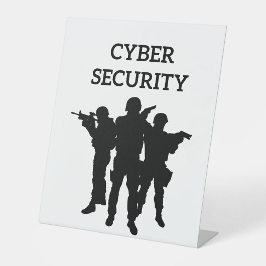 ITセキュリティ:デジタル防衛隊 台座サイン (正面)