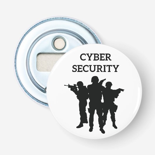 ITセキュリティ：デジタル防衛隊 栓抜き (正面)