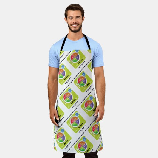 Itダイエットに関するデザー考えトの不在に気付く エプロン (着用した状態)