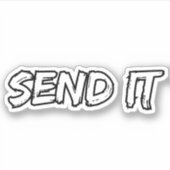 Itディスクゴルフシールを送信 シール (正面)