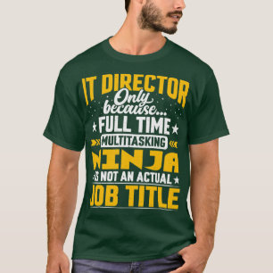 ITディレクター役職ITマネおもしろいージャエグゼクティブG Tシャツ