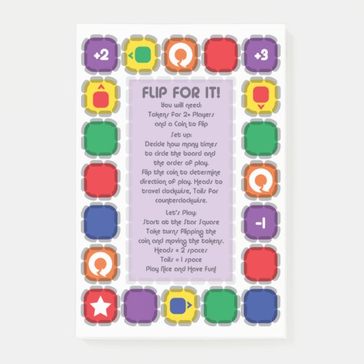 Itデスクゲーム用フリップ ポストイット (正面)