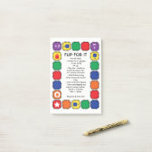 Itデスクゲーム用フリップ ポストイット (デスク上)