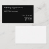 ITデスクトップサポートスペシャリスト 名刺 (正面/裏面)