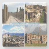 ITナポリ-ポンペイ-ポンペイ遺跡-ハフェン- ストーンコースター (正面)