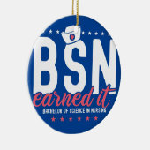 ItナースBsn Rn理学士を獲得 セラミックオーナメント (右)