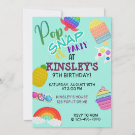 Itバブルポップ・アートのフィジェット玩具誕生日