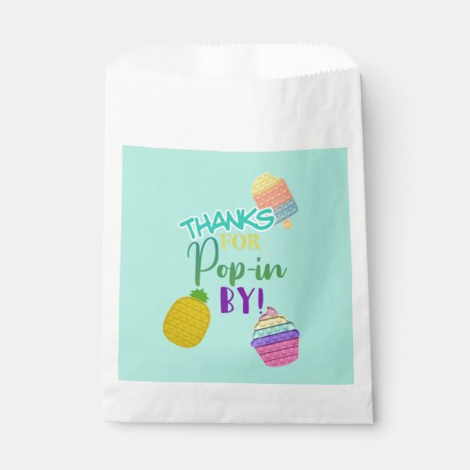 Itバブルポップ・アートのフィジット玩具誕生日ギフトラベル フェイバーバッグ (正面)