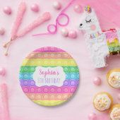 ITバースデポップ・アートのーパーティ紙プレート、ガール誕生日 ペーパープレート (パーティー)