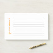 Itパーソナライズされたノートの横書き ポストイット (デスク)