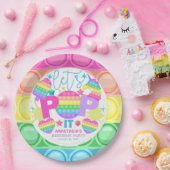 Itパーソナライズされたポップ・アートの誕生日 ペーパープレート (パーティー)