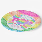 Itパーソナライズされたポップ・アートの誕生日 ペーパープレート (アングル)