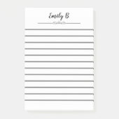 Itパーソナライズされたメモを行で書く ポストイット (正面)