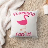 Itピンクの熱帯鳥のスローガンのためのフラミンゴ クッション (ブランケット)