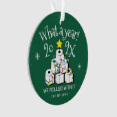 Itファミリ転がの写真で何年もの間 オーナメント (正面)